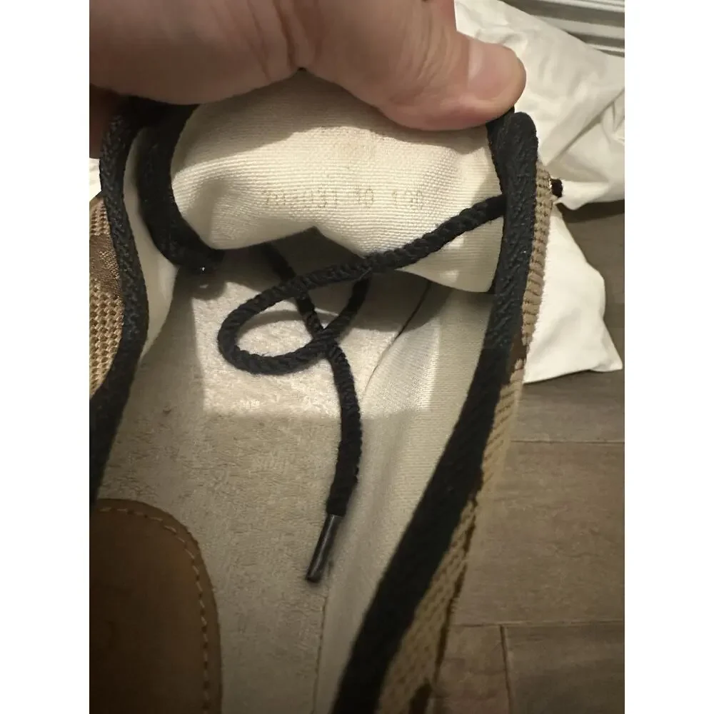 AUTHENTIC GUCCI MAXI LOWTOP SNEAKER 703031 GG SZ 10 (fits USA 11)
